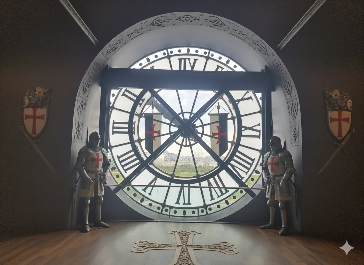 Orsay Templiers Horloge des Templiers au Musée d'Orsay